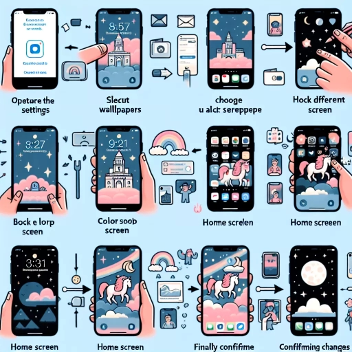 how to set different wallpaper on lock screen and home screen iphone