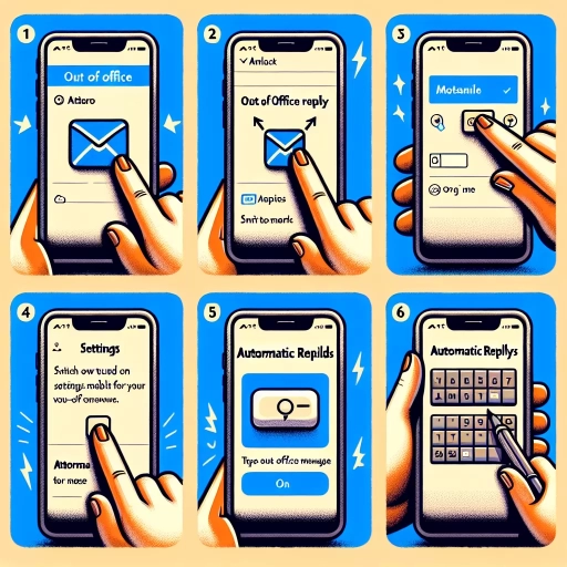 how to set out of office in outlook app