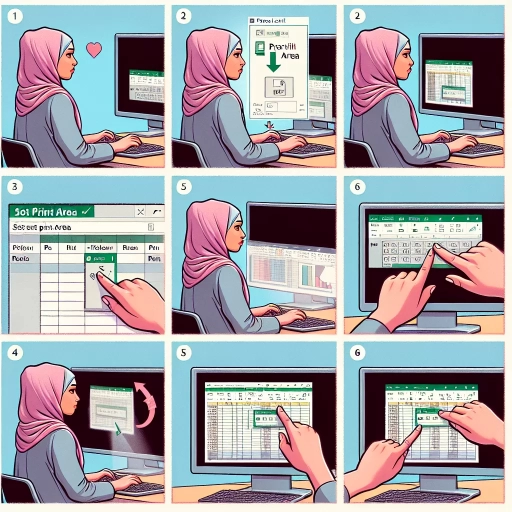 how to set print area in excel
