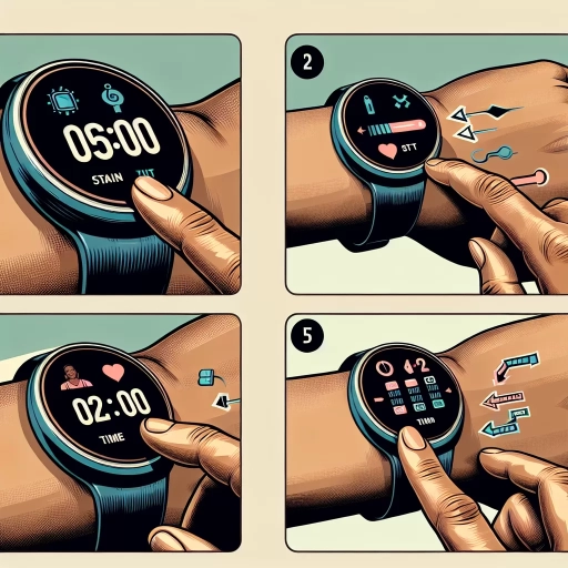 how to set time on fitbit