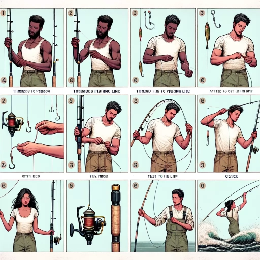 how to set up a fishing rod