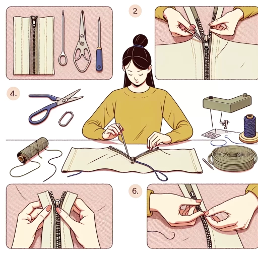 how to sew a zipper