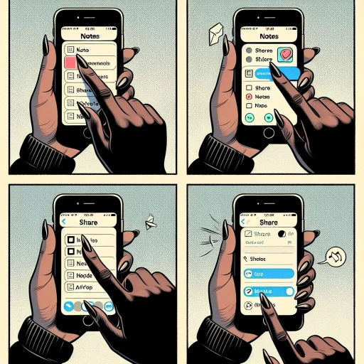 how to share a note on iphone