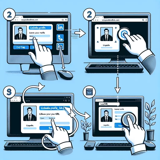 how to share linkedin profile url