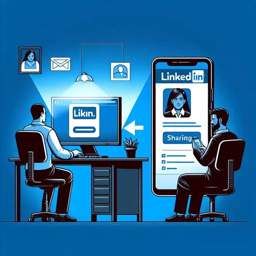 how to share linkedin profile
