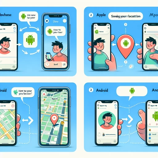 how to share location between iphone and android