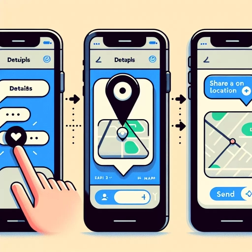 how to share location on iphone through text
