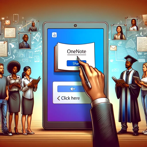 how to share onenote with others