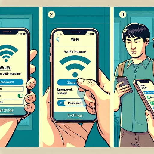 how to share wifi password iphone