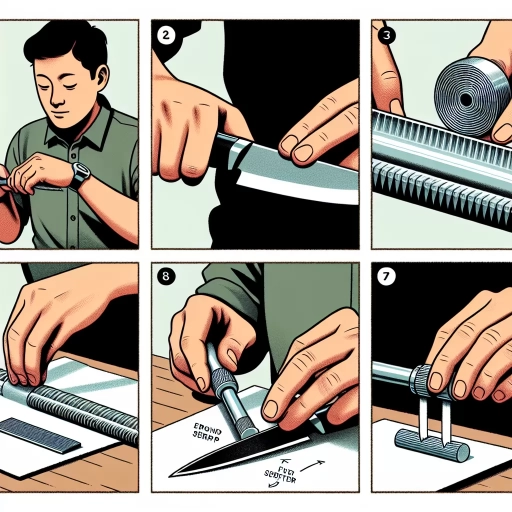 how to sharpen a serrated knife