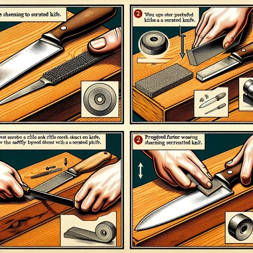 how to sharpen serrated knife
