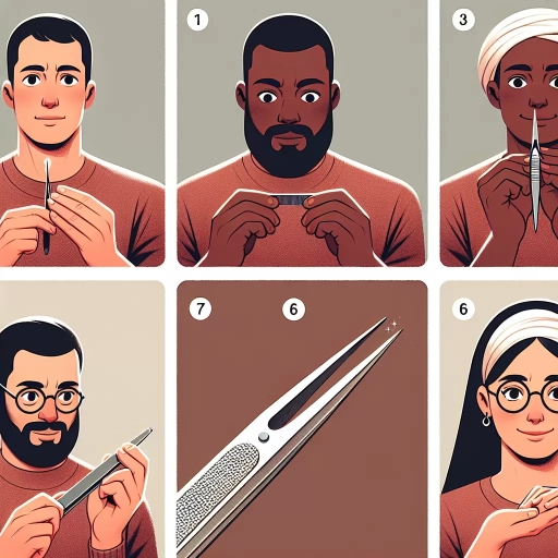 how to sharpen tweezers
