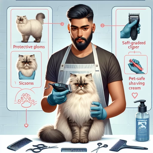 how to shave a cat
