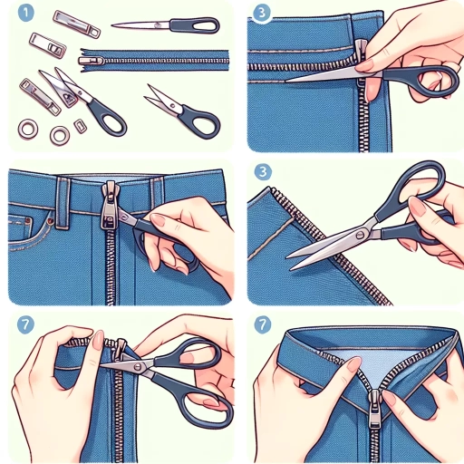how to shorten a zipper