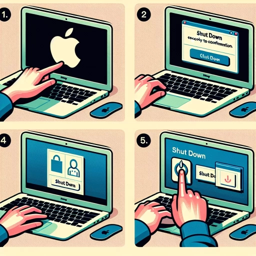 how to shut down macbook air