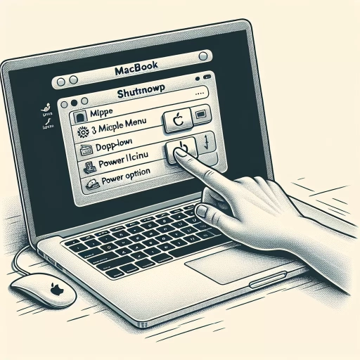 how to shut down macbook