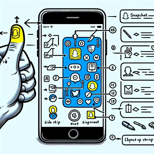 how to side swipe on snapchat