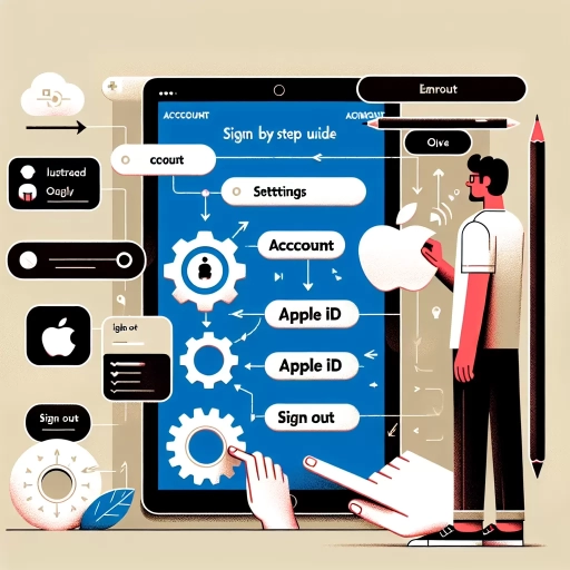 how to sign out of apple id