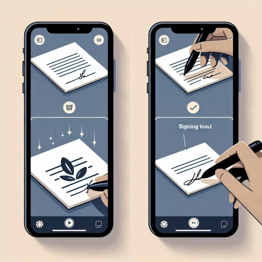 how to sign pdf on iphone