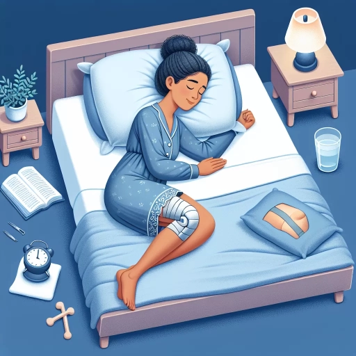 how to sleep after knee replacement