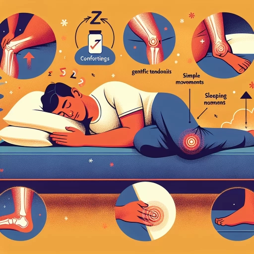 how to sleep with calcific tendonitis