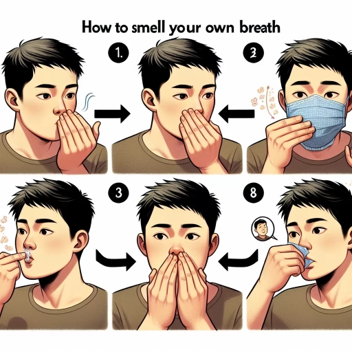 how to smell your own breath