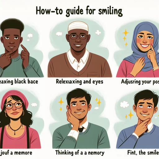 how to smile in a picture