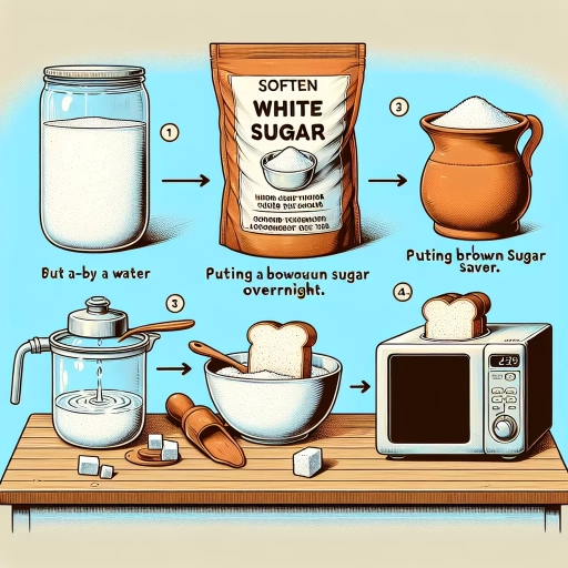 how to soften white sugar