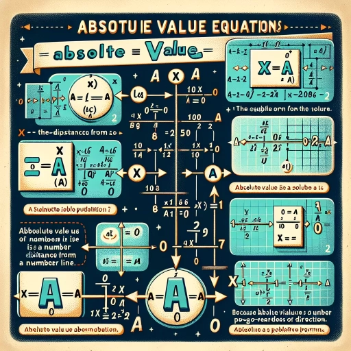 how to solve absolute value equations