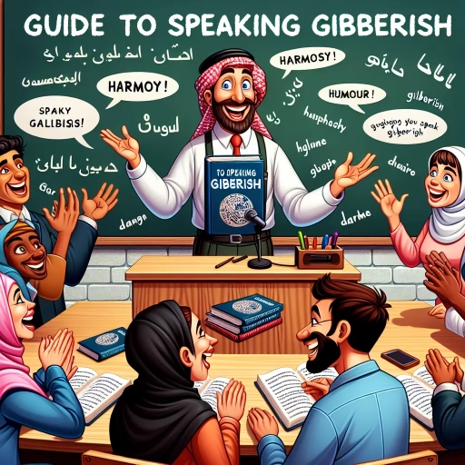 how to speak gibberish