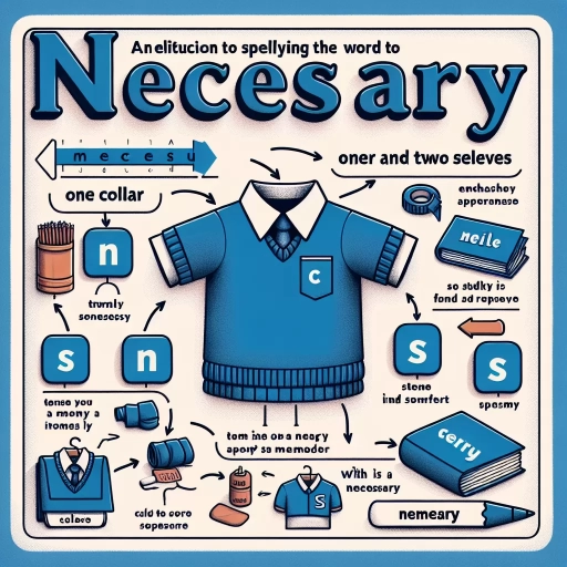 how to spell necessary