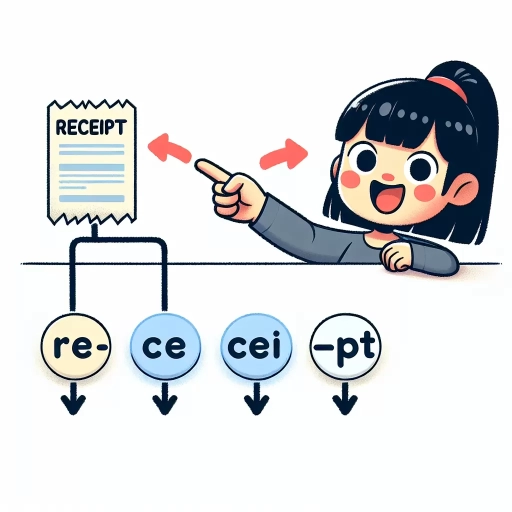 how to spell receipt
