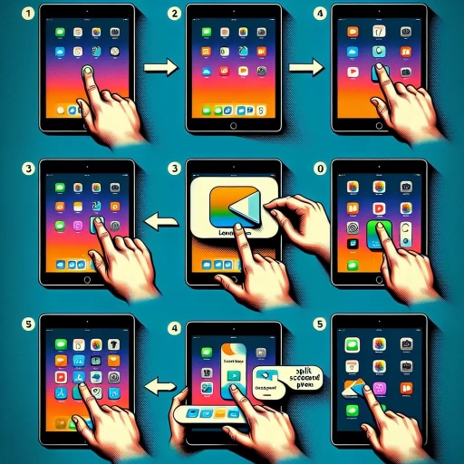how to split screen ipad