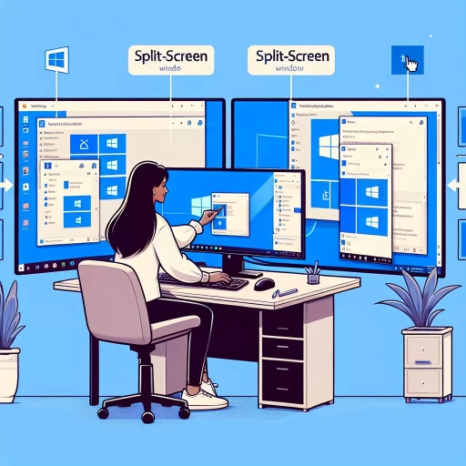how to split screen on windows 11