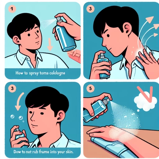 how to spray cologne
