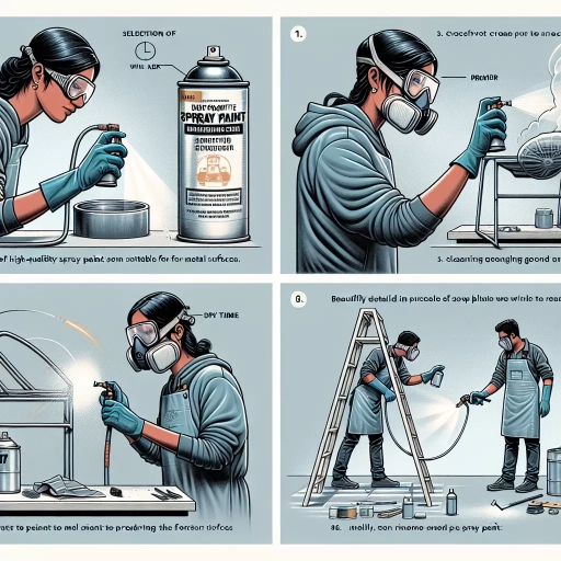 how to spray paint metal