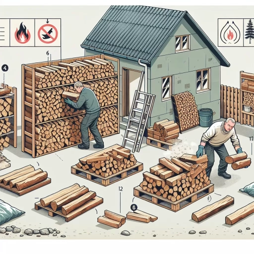 how to stack firewood