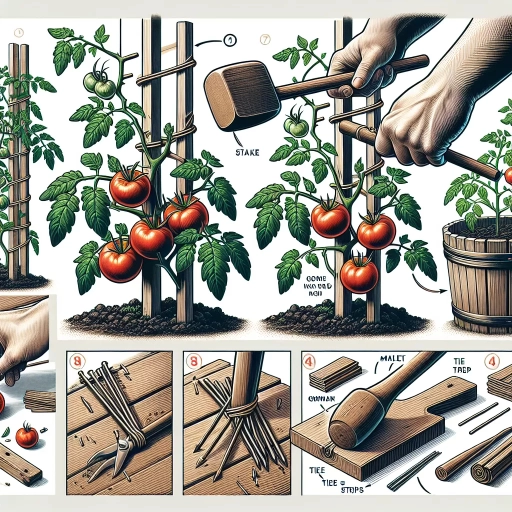 how to stake tomatoes