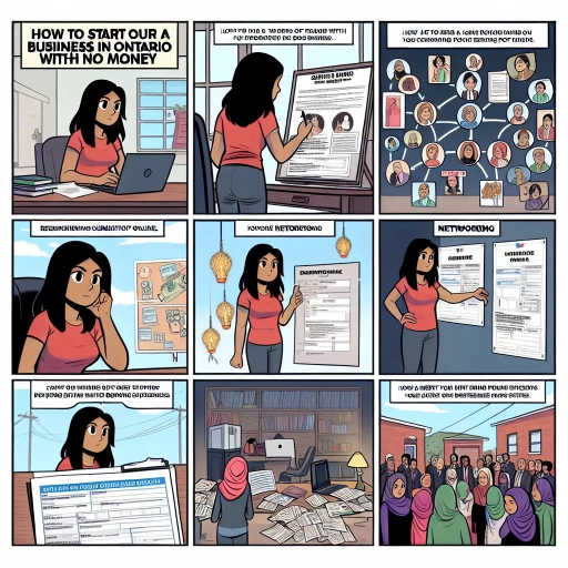 how to start a business in ontario with no money