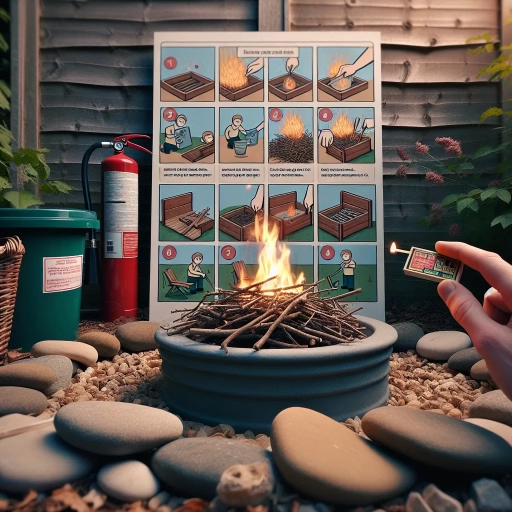 how to start a fire in a fire pit