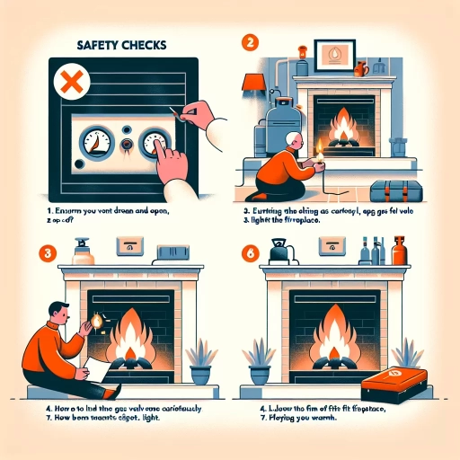 how to start a gas fireplace