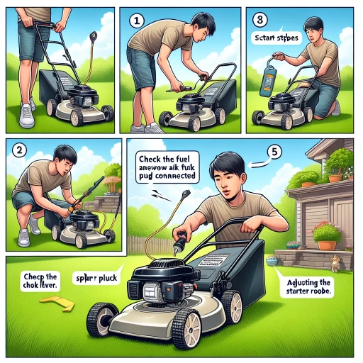how to start a lawn mower