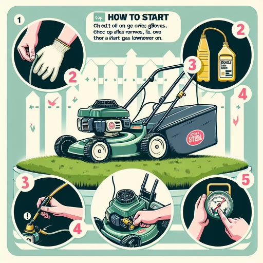 how to start lawn mower
