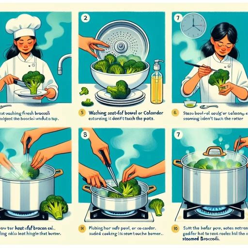how to steam broccoli without a steamer