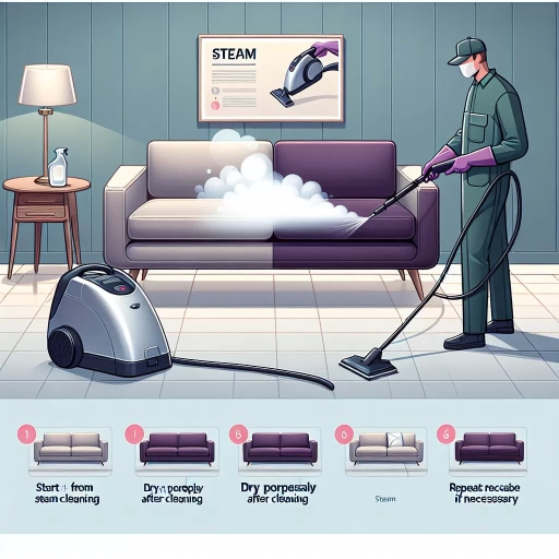 how to steam clean a couch