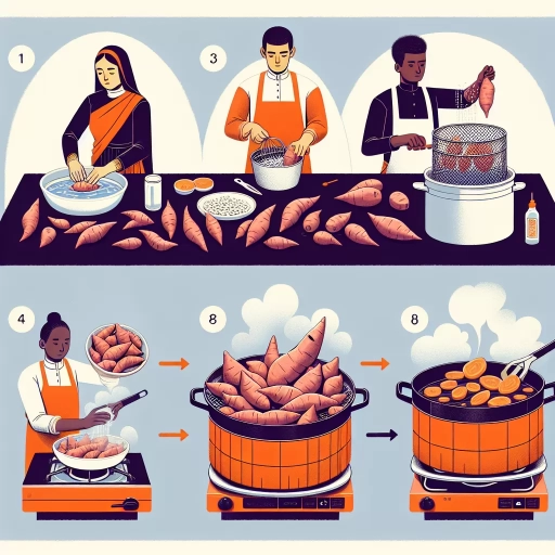 how to steam sweet potatoes