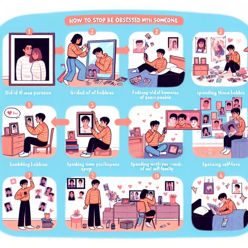how to stop being obsessed with someone