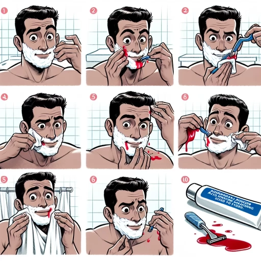 how to stop bleeding from shaving