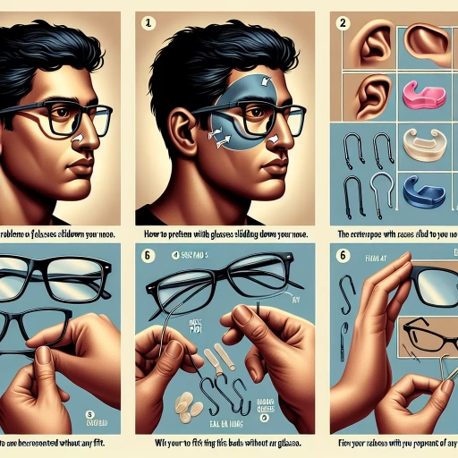 how to stop glasses from sliding down nose