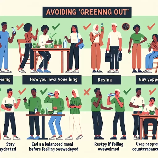 how to stop greening out